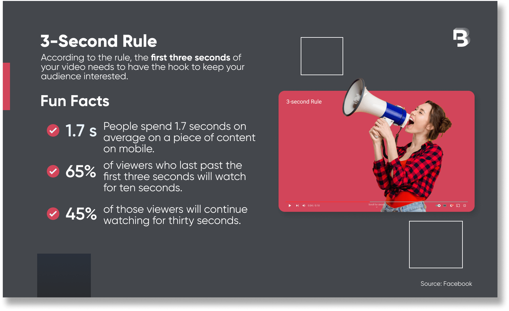 3 second rule in social media