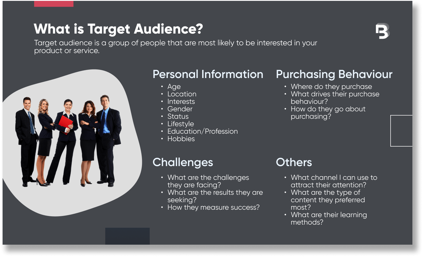 questions about target audience
